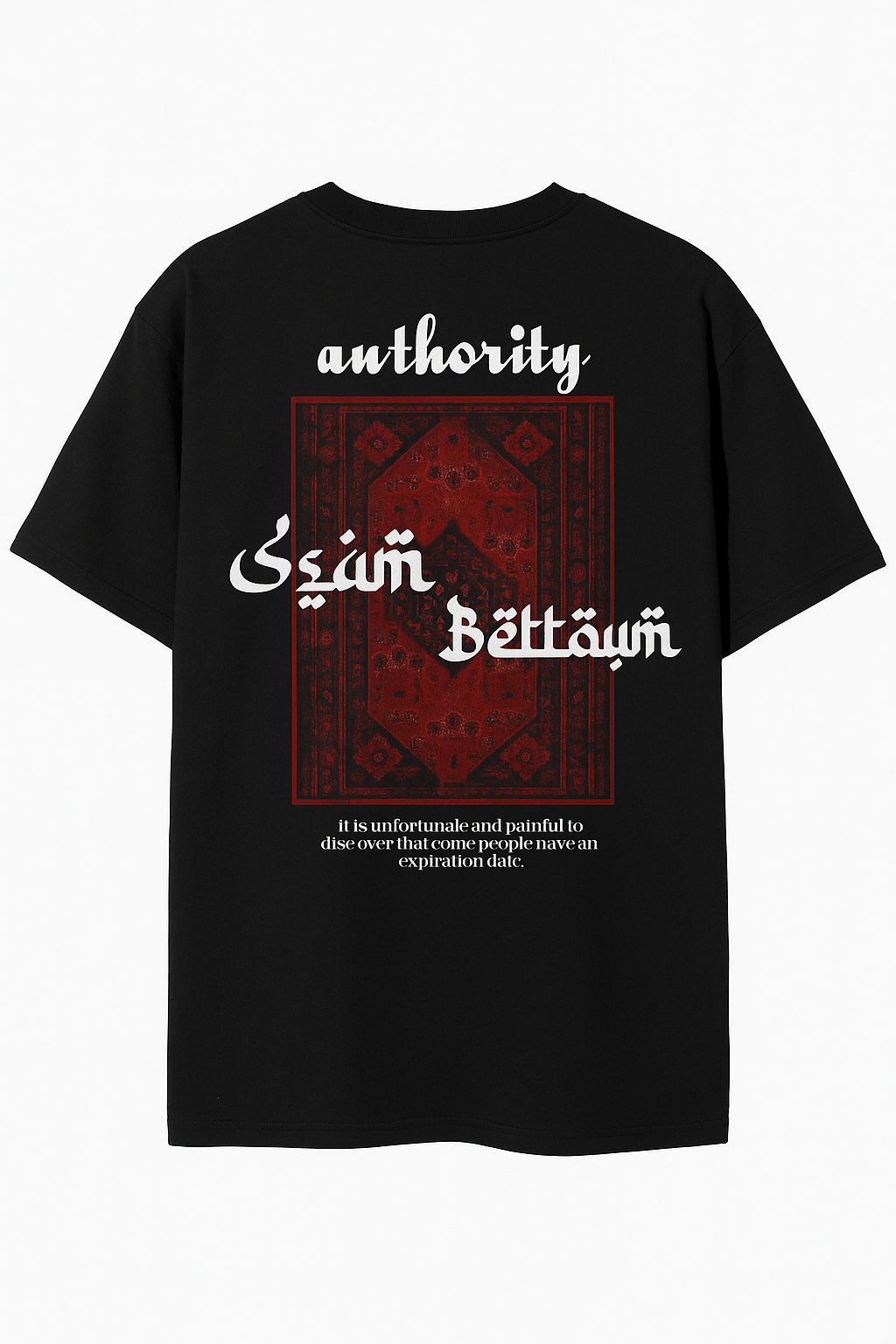 Authority Graphic Drop Shoulder T-Shirt