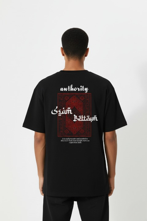 Authority Graphic Drop Shoulder T-Shirt