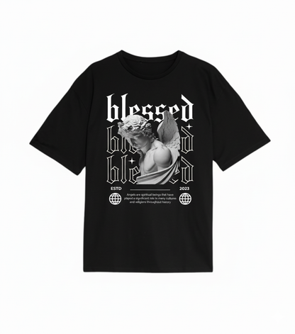 The Blessed Angel Drop-Shoulder T-Shirt