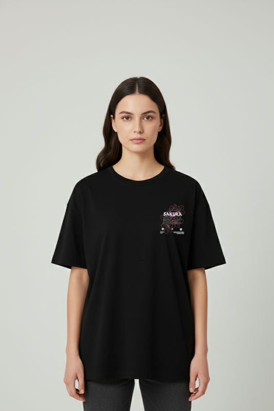 Sakura Drop Shoulder Tee
