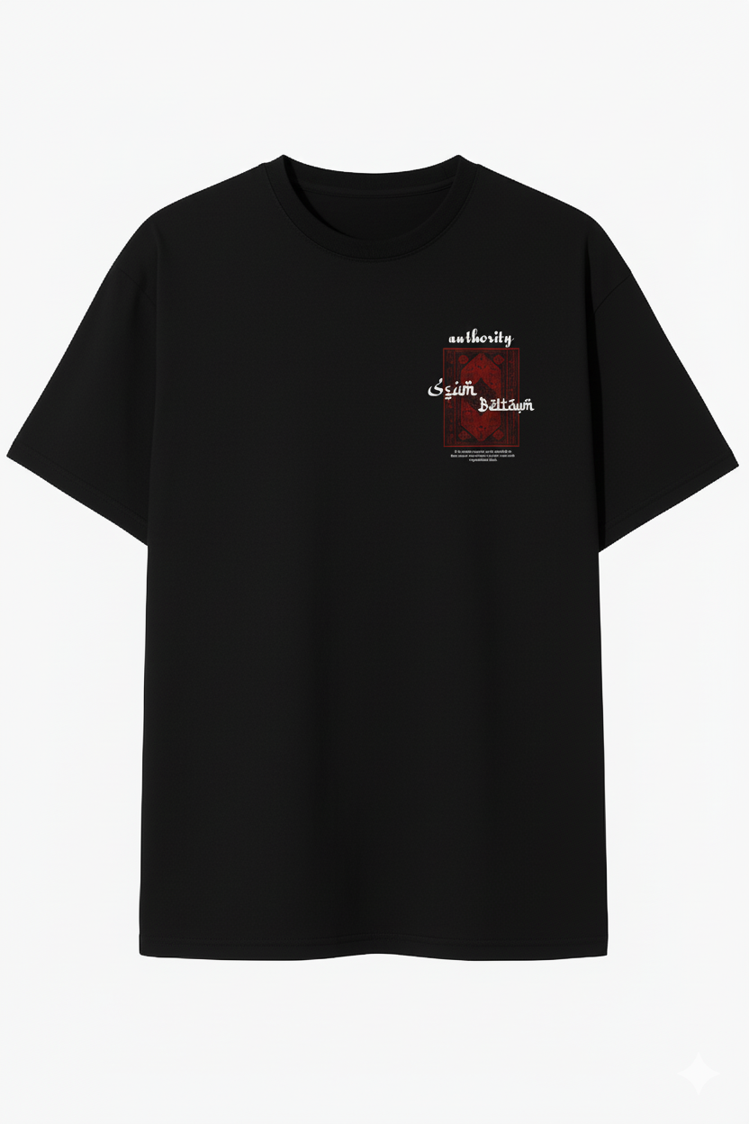 Authority Graphic Drop Shoulder T-Shirt